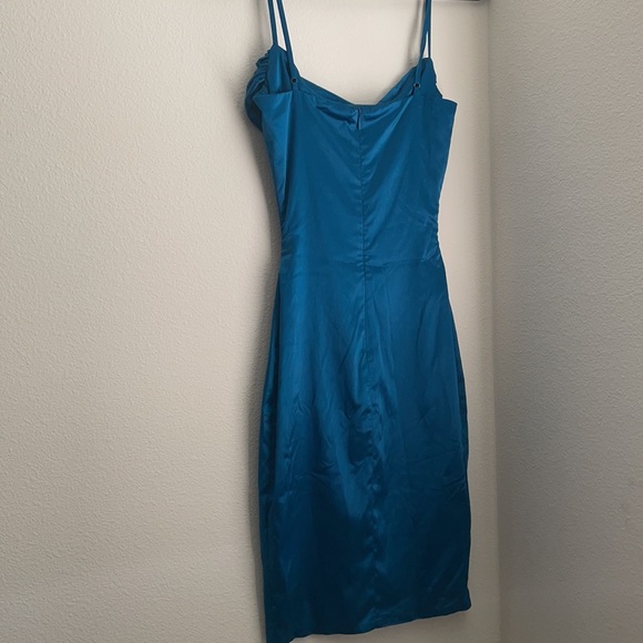 Blue OhPolly Silk Dress - Picture 4 of 4